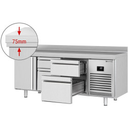 Холодильный стол GGM Gastro KTI207T1S2313 (Inox) Thumb
