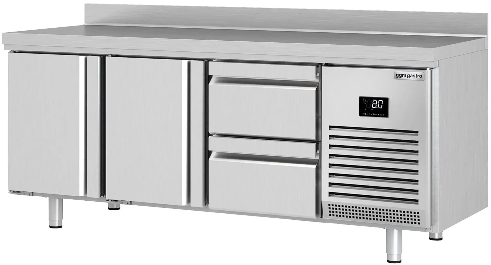 Masa frigorifica GGM Gastro KTI207T2S1212 (Inox)