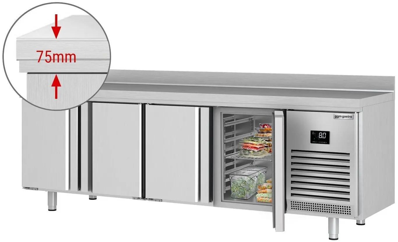 Masa frigorifica GGM Gastro KTI256 (Inox) - 4