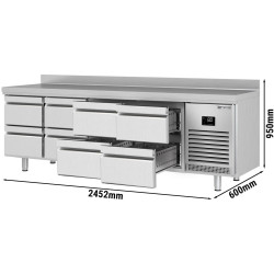 Masa frigorifica GGM Gastro KTI256S1212 (Inox) Thumb