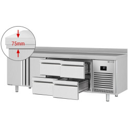 Masa frigorifica GGM Gastro KTI256T2S1212 (Inox) Thumb