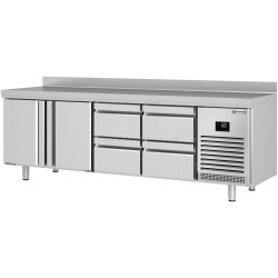 Masa frigorifica GGM Gastro KTI256T2S1212 (Inox)