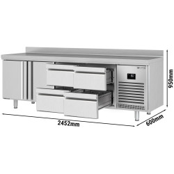 Masa frigorifica GGM Gastro KTI256T2S1212 (Inox) Thumb