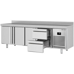 Холодильный стол GGM Gastro KTI256T3S1212 (Inox) Thumb