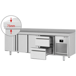 Холодильный стол GGM Gastro KTI256T3S1212 (Inox) Thumb