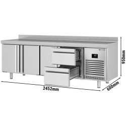Холодильный стол GGM Gastro KTI256T3S1212 (Inox) Thumb