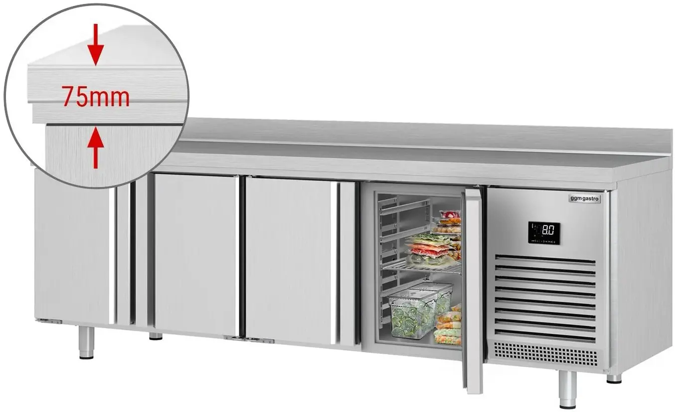 Masa frigorifica GGM Gastro KTI257 (Inox) - 3