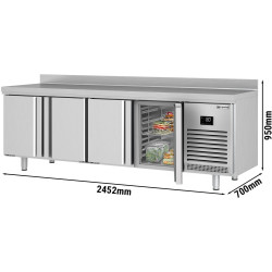 Masa frigorifica GGM Gastro KTI257 (Inox) Thumb