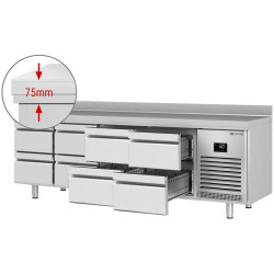 Холодильный стол GGM Gastro KTI257S1212 (Inox) Thumb