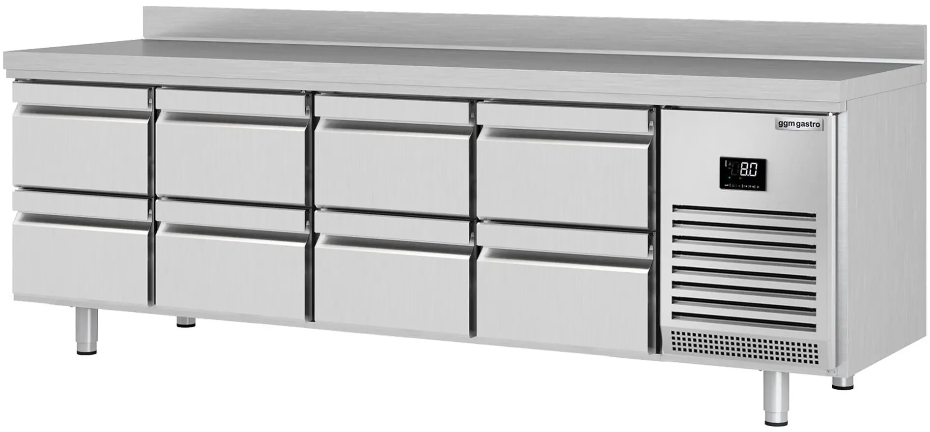 Холодильный стол GGM Gastro KTI257S1212 (Inox)