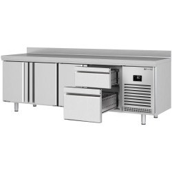Masa frigorifica GGM Gastro KTI257T3S2313 (Inox) Thumb