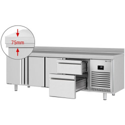 Masa frigorifica GGM Gastro KTI257T3S2313 (Inox) Thumb