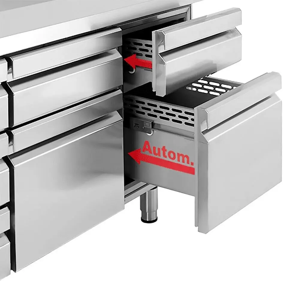 Masa frigorifica GGM Gastro KTI257T3S2313 (Inox) - 5