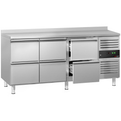 Masa frigorifica GGM Gastro KTJ187AND6 (Inox) Thumb