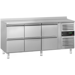 Masa frigorifica GGM Gastro KTJ187AND6 (Inox)