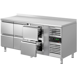 Masa frigorifica GGM Gastro KTJ187AND6 (Inox) Thumb