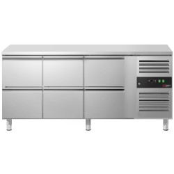 Masa frigorifica GGM Gastro KTJ187ND6 (Inox) Thumb