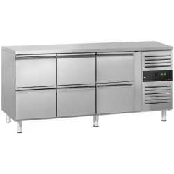 Masa frigorifica GGM Gastro KTJ187ND6 (Inox)