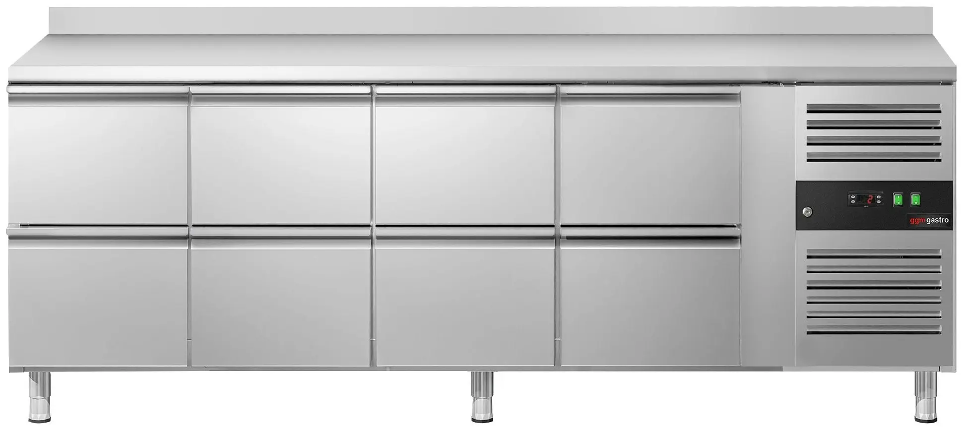 Masa frigorifica GGM Gastro KTJ227AND8 (Inox) - 3