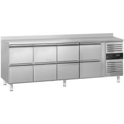 Masa frigorifica GGM Gastro KTJ227AND8 (Inox)