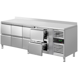 Masa frigorifica GGM Gastro KTJ227AND8 (Inox) Thumb
