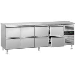 Холодильный стол GGM Gastro KTJ227ND8 (Inox) Thumb