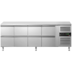 Холодильный стол GGM Gastro KTJ227ND8 (Inox) Thumb