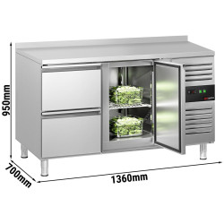 Masa frigorifica GGM Gastro KTS147AND#1T#2S (Inox) Thumb