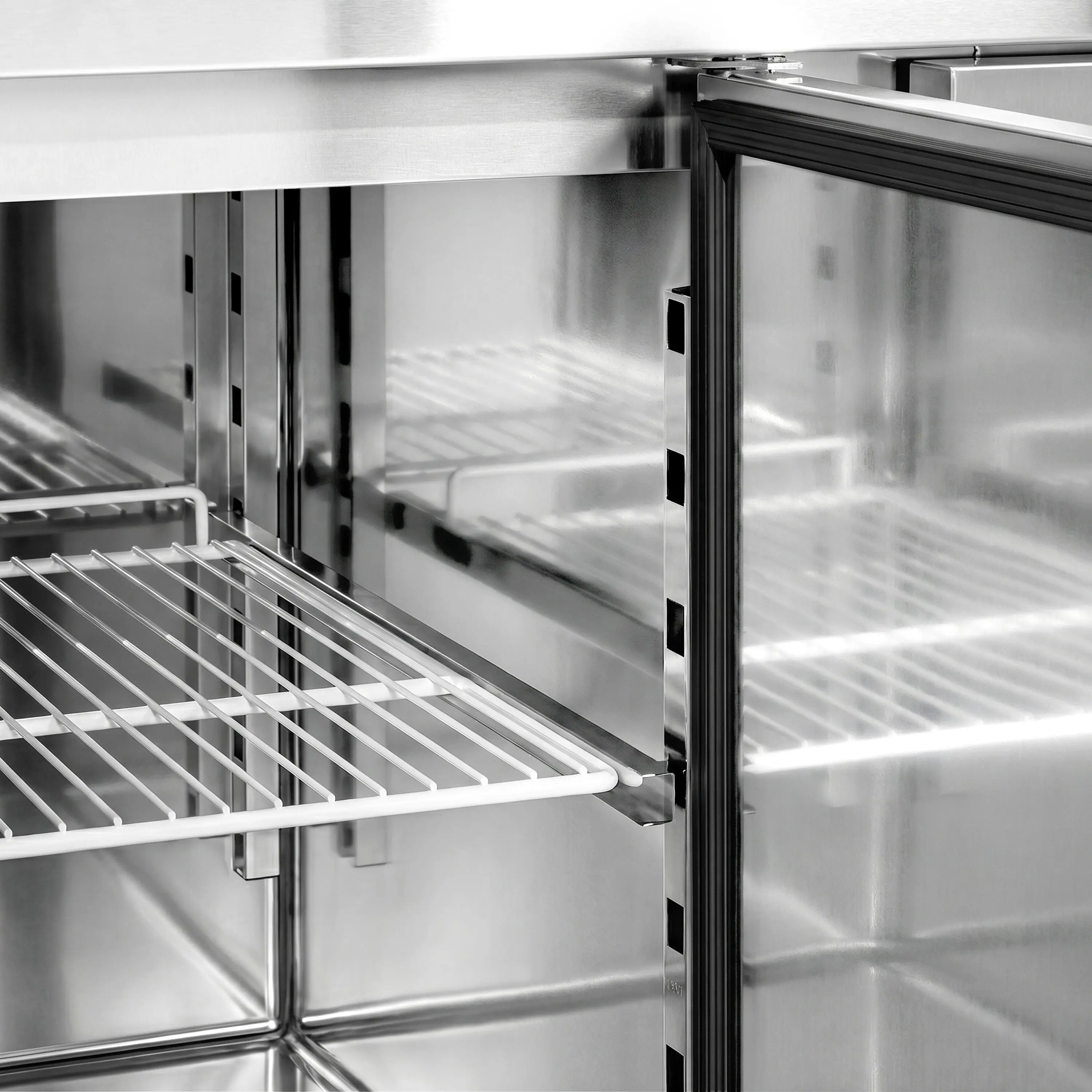 Masa frigorifica GGM Gastro KTS147AND#1T#2S (Inox) - 8