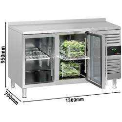 Masa frigorifica GGM Gastro KTS147AND#2G (Inox) Thumb