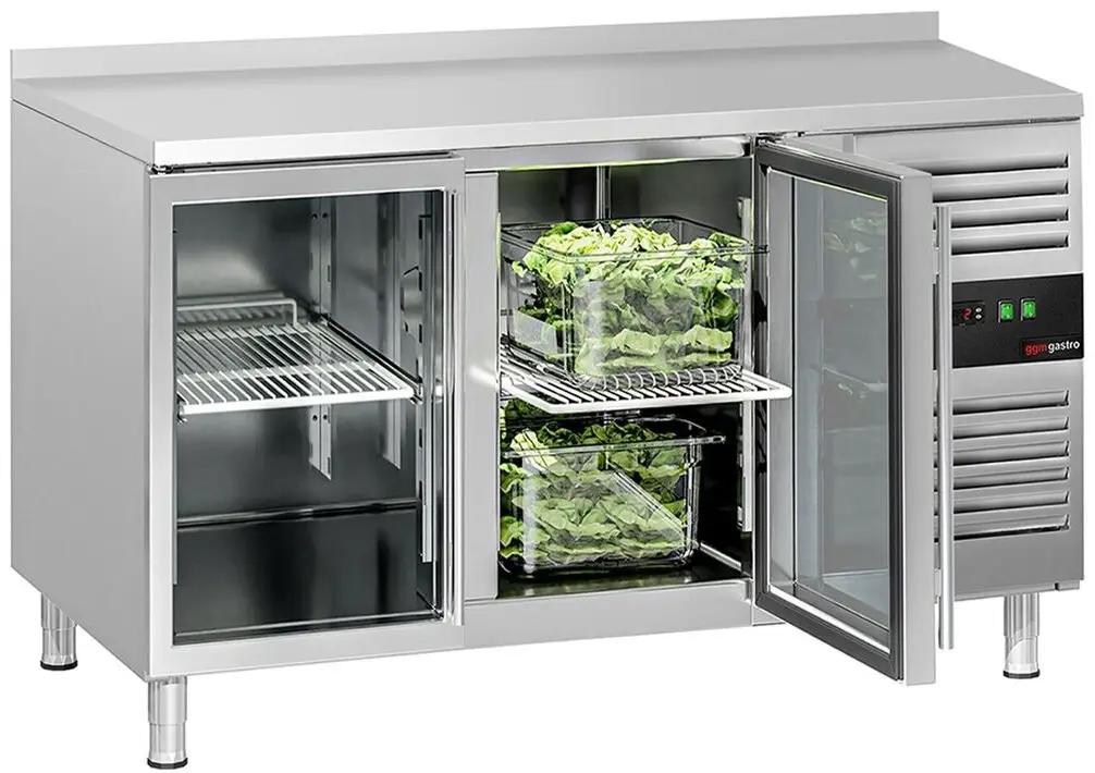 Masa frigorifica GGM Gastro KTS147AND#2G (Inox)