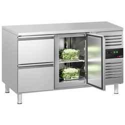 Холодильный стол GGM Gastro KTS147ND#1T#2S (Inox) Thumb