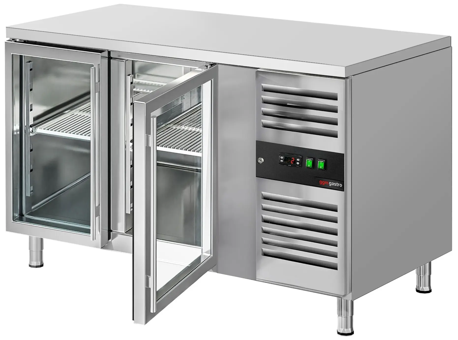 Masa frigorifica GGM Gastro KTS147ND#2G (Inox) - 3