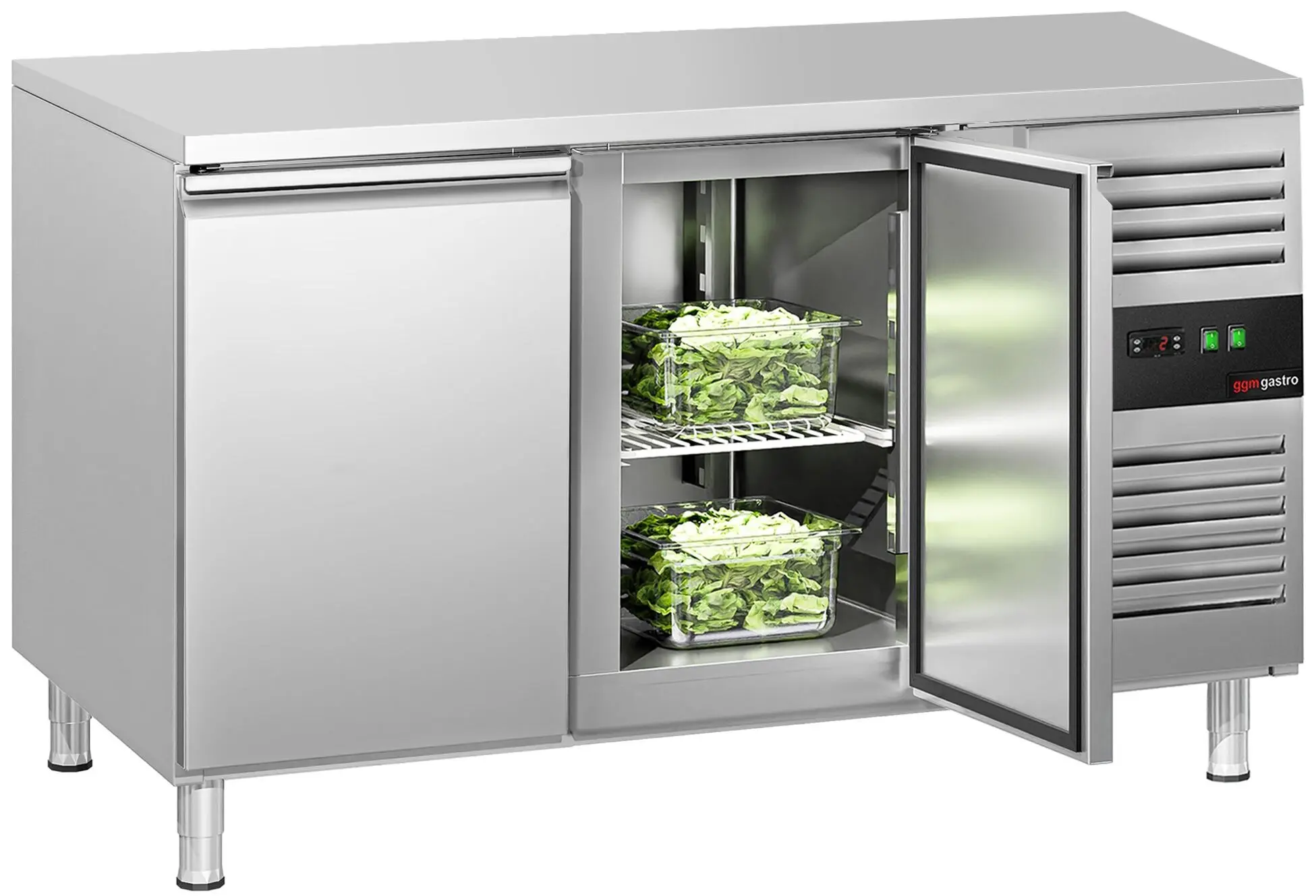 Masa frigorifica GGM Gastro KTS147ND (Inox) - 2