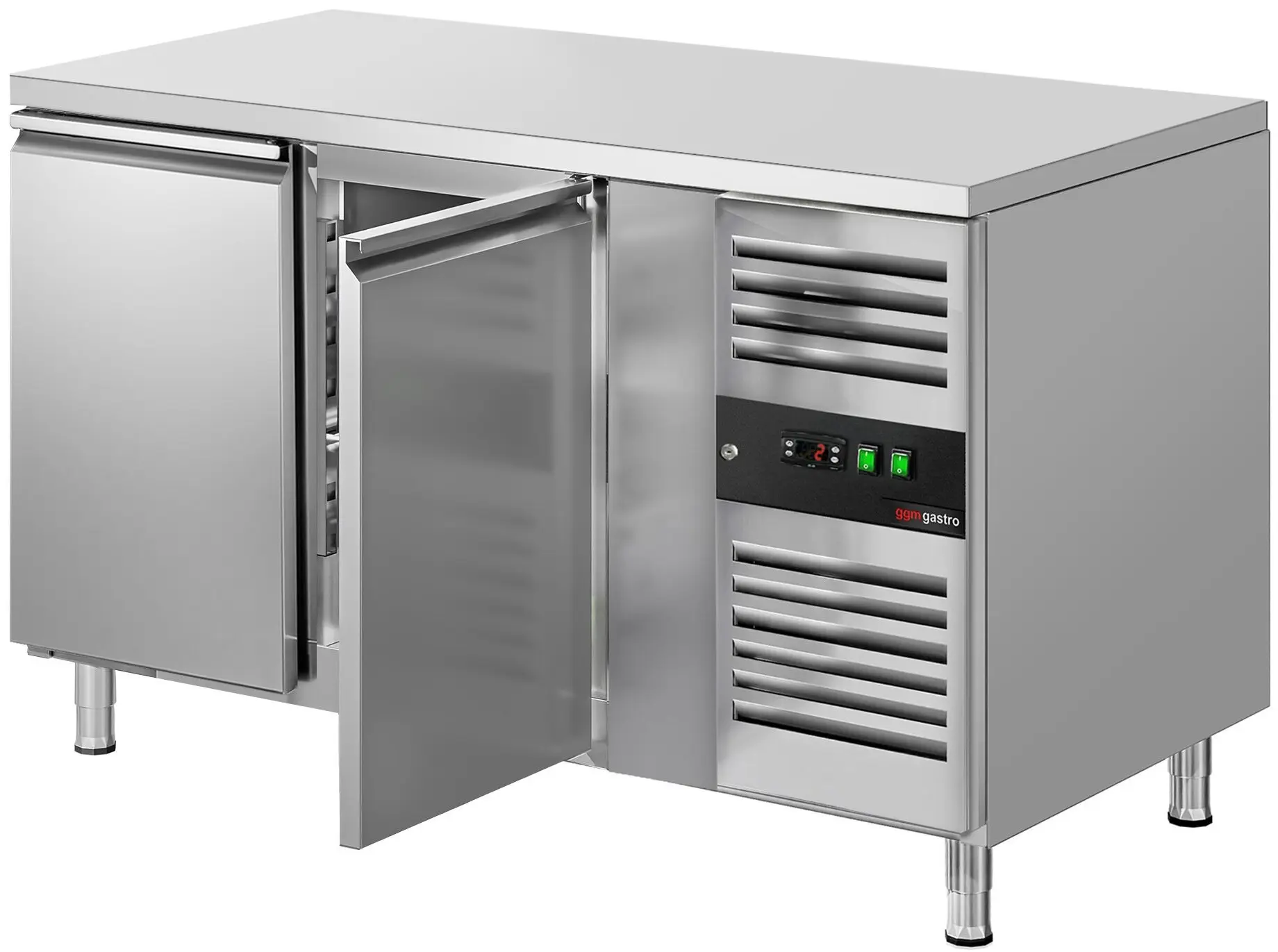 Masa frigorifica GGM Gastro KTS147ND (Inox) - 4