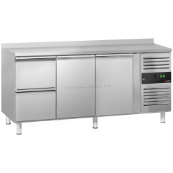 Masa frigorifica GGM Gastro KTS187AND#2T#2S (Inox)
