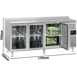 Masa frigorifica GGM Gastro KTS187AND#3G (Inox) Thumb