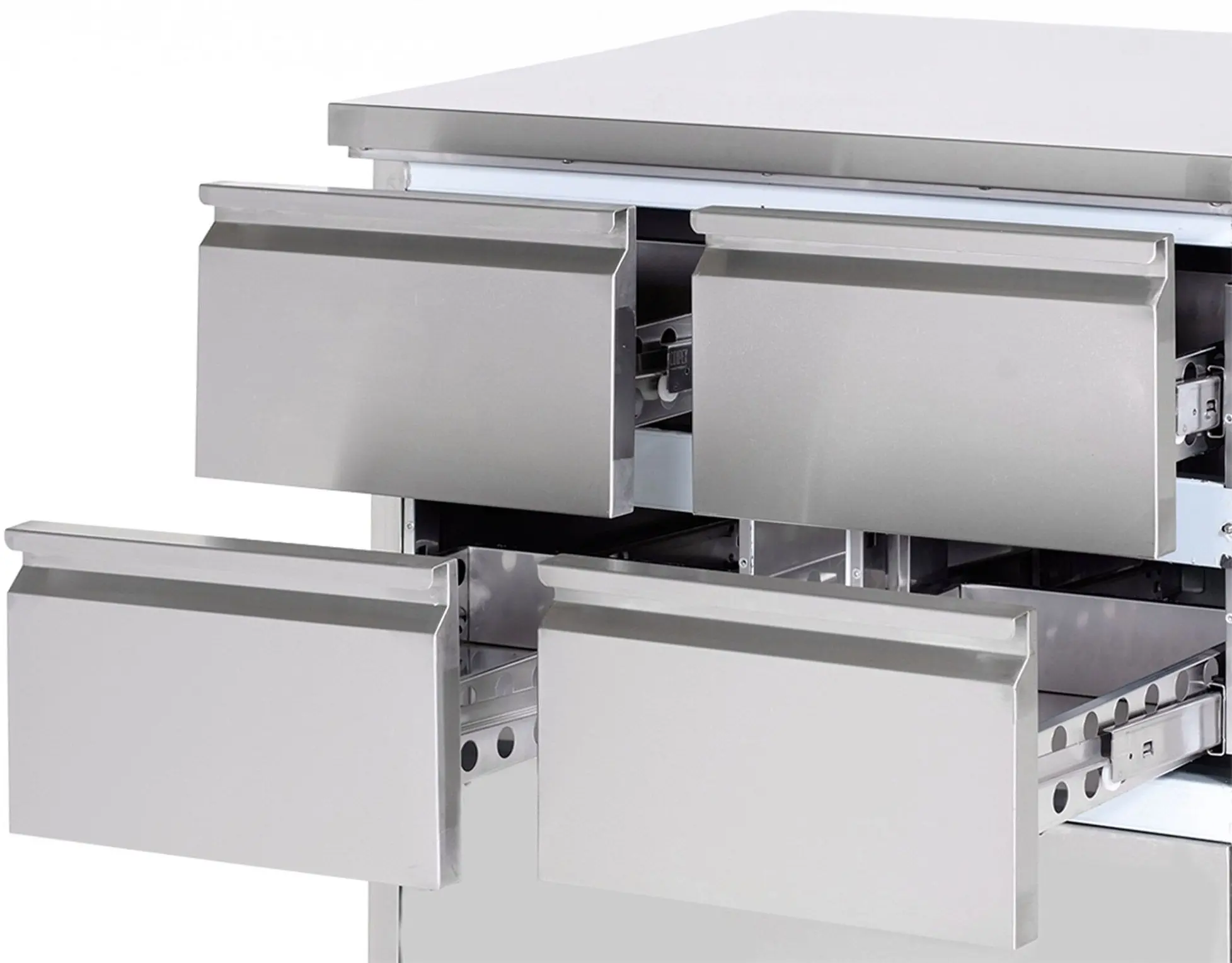 Холодильный стол GGM Gastro KTS187ND#1T#4S (Inox) - 8