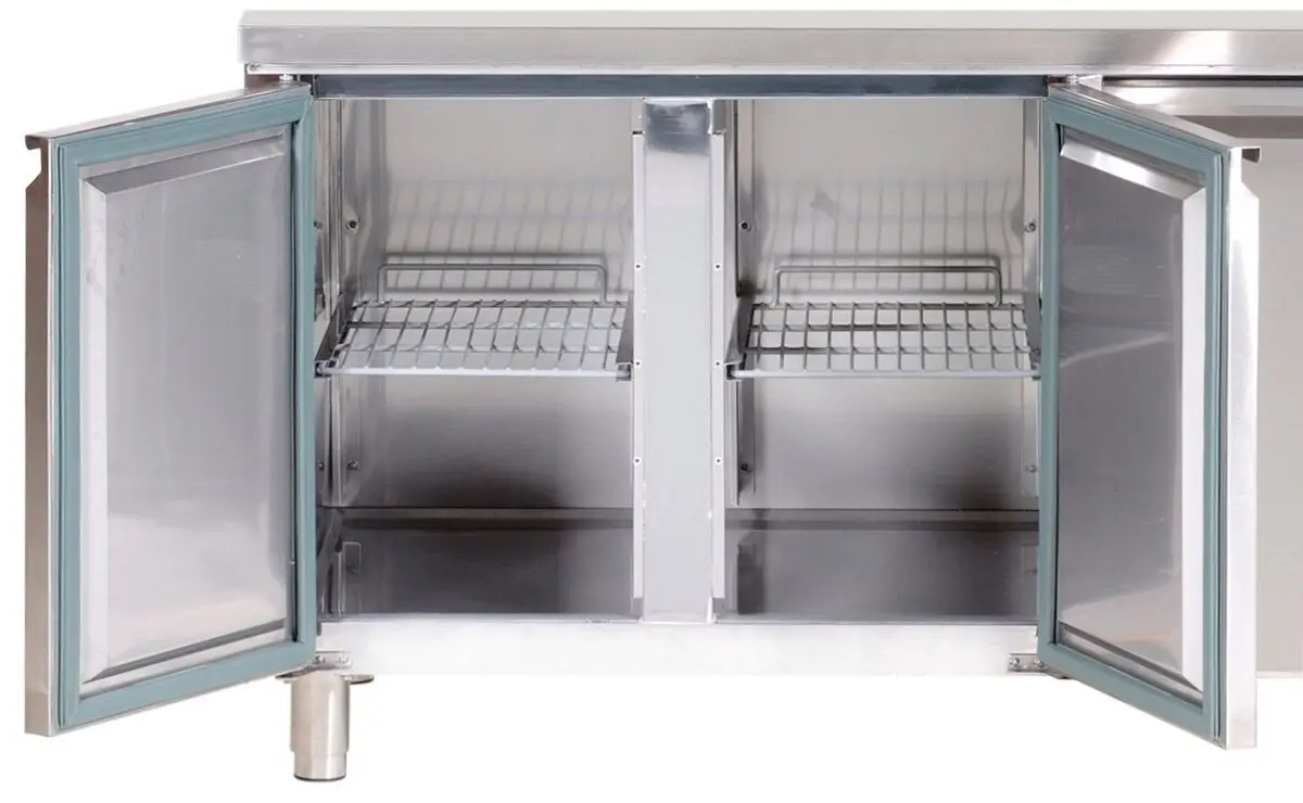 Холодильный стол GGM Gastro KTS187ND#2T#2S (Inox) - 5