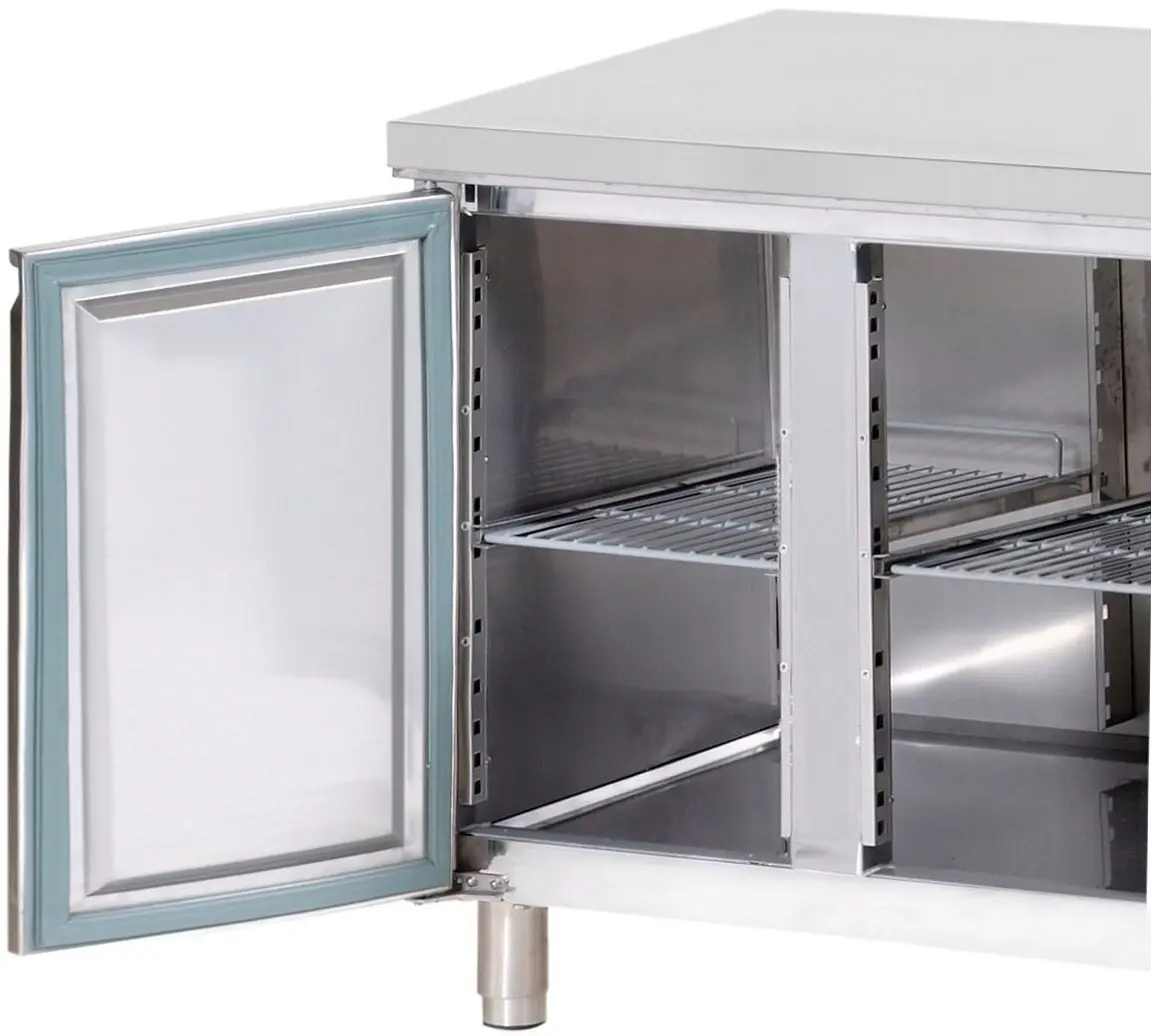Холодильный стол GGM Gastro KTS187ND#2T#2S (Inox) - 6