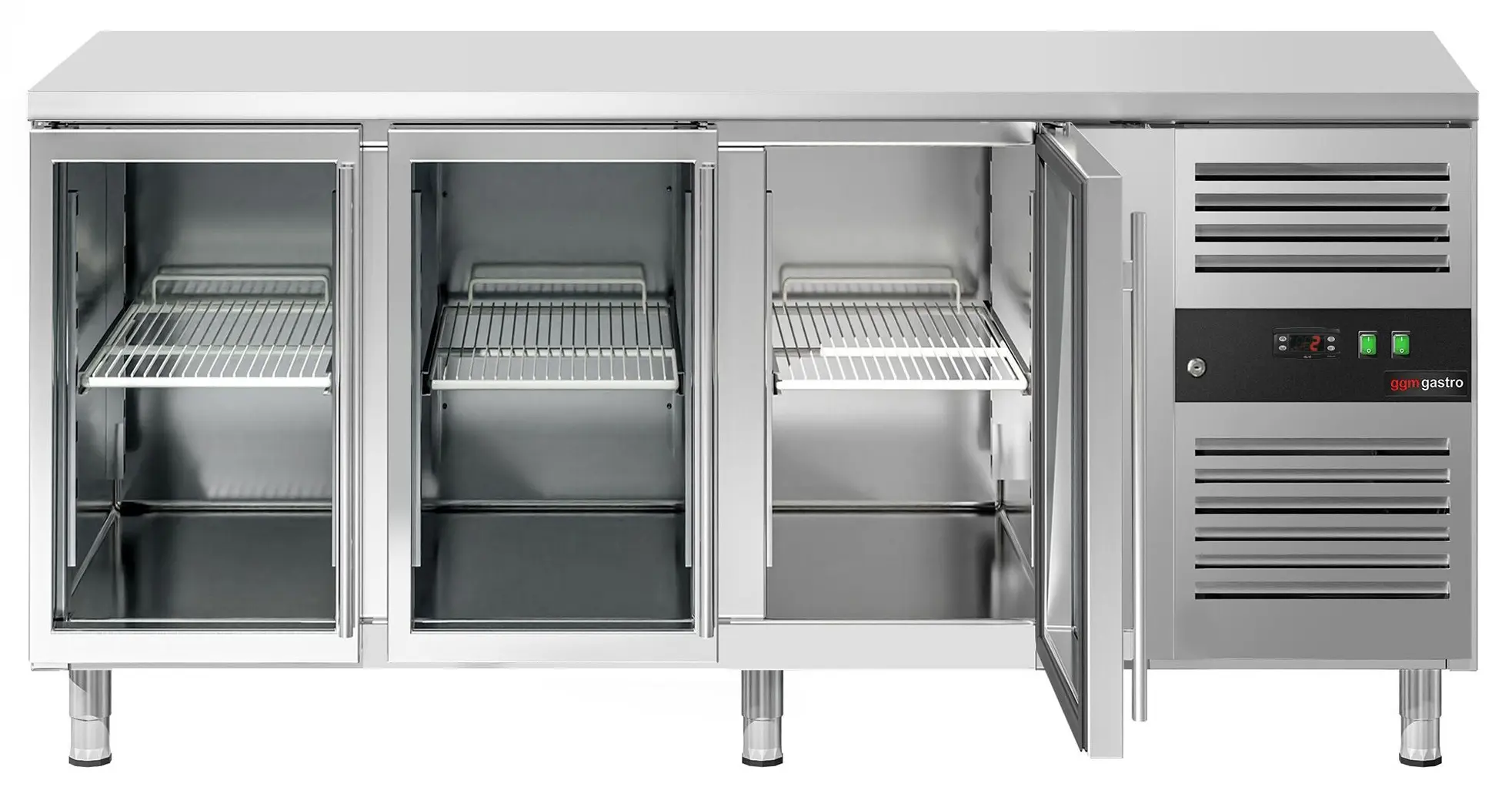 Masa frigorifica GGM Gastro KTS187ND#3G (Inox) - 2