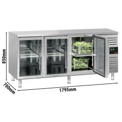 Masa frigorifica GGM Gastro KTS187ND#3G (Inox) Thumb