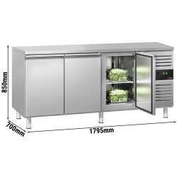 Masa frigorifica GGM Gastro KTS187ND (Inox) Thumb