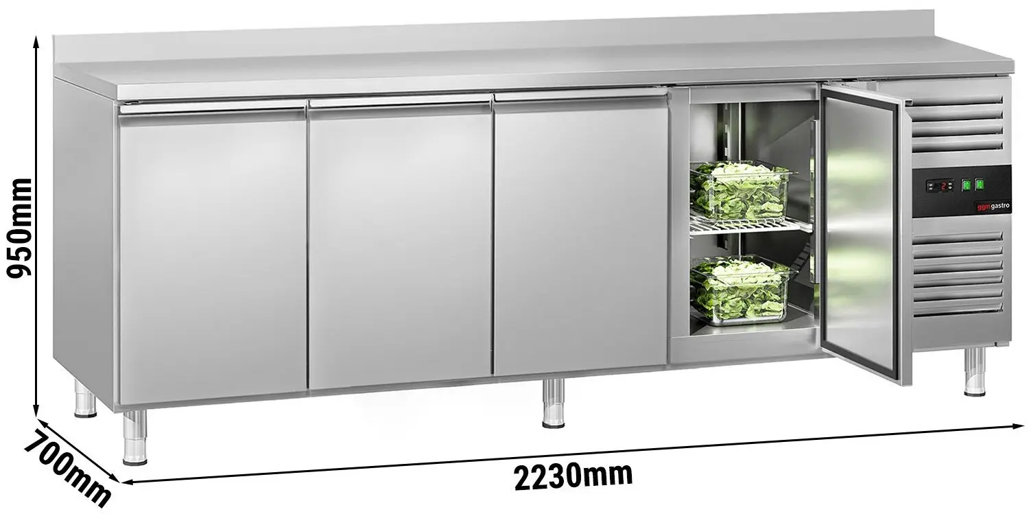 Masa frigorifica GGM Gastro KTS227AND (Inox) - 10