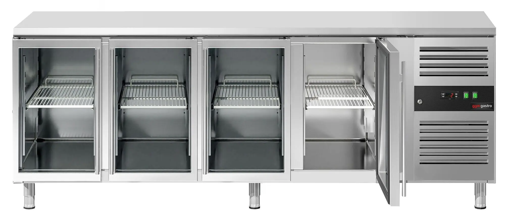 Masa frigorifica GGM Gastro KTS227ND#4G (Inox) - 2