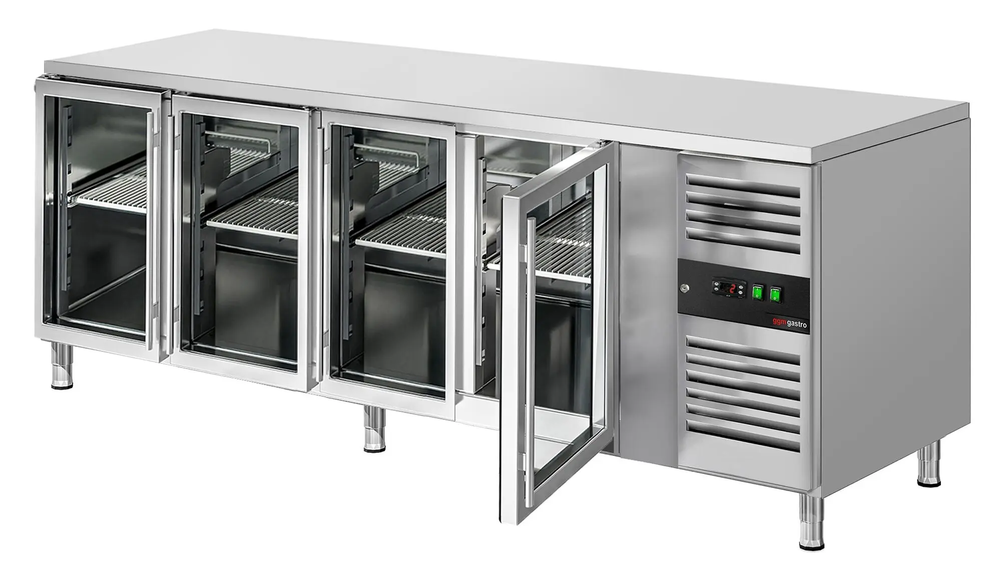 Masa frigorifica GGM Gastro KTS227ND#4G (Inox) - 3