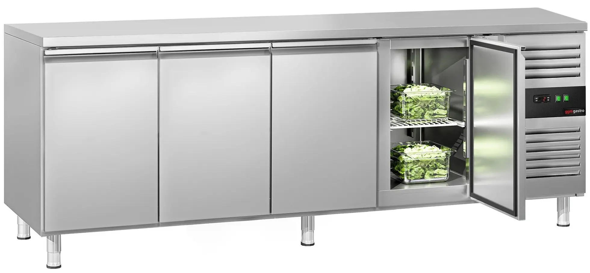 Masa frigorifica GGM Gastro KTS227ND (Inox) - 2