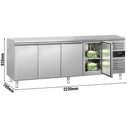 Masa frigorifica GGM Gastro KTS227ND (Inox) Thumb
