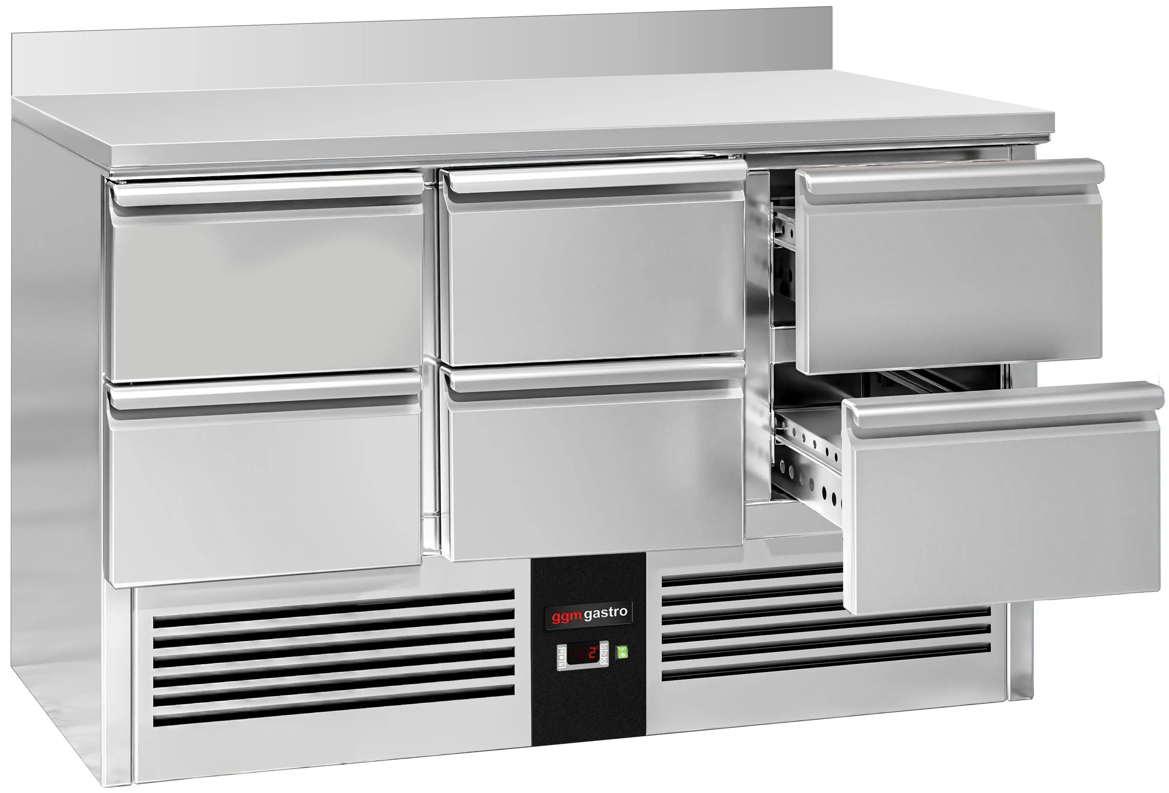 Masa frigorifica GGM Gastro SAG147E6AND (Inox) - 2