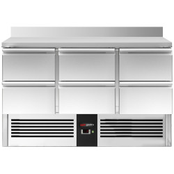 Masa frigorifica GGM Gastro SAG147E6AND (Inox) Thumb